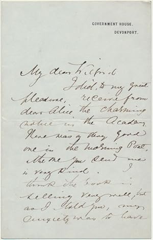 Autograph Letter Signed