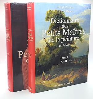 Image du vendeur pour DICTIONNAIRE DES PETITS MATRES DE LA PEINTURE, 1820-1920 [Two volumes] mis en vente par Second Story Books, ABAA