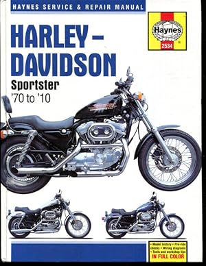 Imagen del vendedor de Harley Davidson Sportsters 1970 thru 2010 (Haynes Service & Repair Manual) a la venta por Turgid Tomes