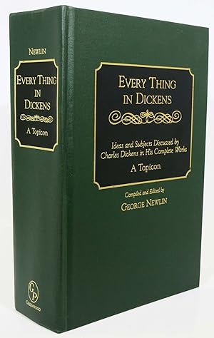 Bild des Verkufers fr EVERYTHING In DICKENS. Ideas and Subjects Discussed by Charles Dickens in His Complete Works zum Verkauf von Tavistock Books, ABAA