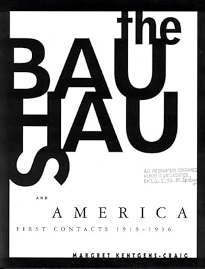 The Bauhaus and America: First Contacts, 1919-1936