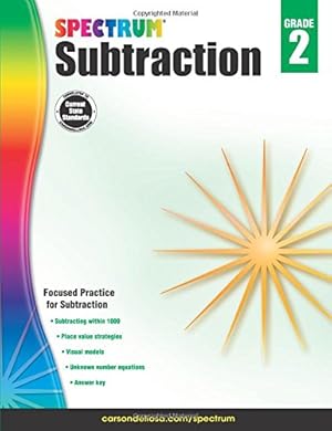 Imagen del vendedor de Subtraction, Grade 2 (Spectrum) [Paperback ] a la venta por booksXpress