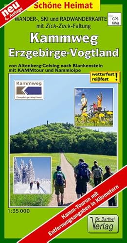 Bild des Verkufers fr Doktor Barthel Wander- und Radwanderkarten, Wanderkarte und Radwanderkarte Erzgebirgskamm von Altenberg bis Schneck: Von Altenberg-Geising nach . mit KAMMtour und Kammloipe (Touren-Spezial) zum Verkauf von buchlando-buchankauf