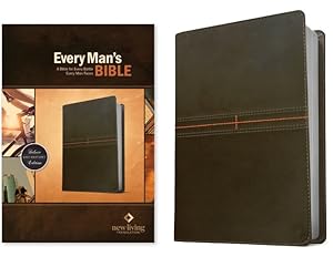 Seller image for Every Man's Bible NLT (LeatherLike, Eastâ  West Grey) [Imitation Leather ] for sale by booksXpress