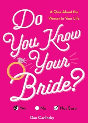 Immagine del venditore per Do You Know Your Bride?: A Quiz About the Woman in Your Life by Carlinsky, Dan [Paperback ] venduto da booksXpress