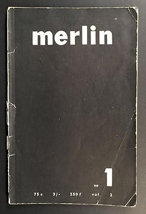 Seller image for Merlin, Volume 2, Number 1 (Volume Two, Number One; Spring - Summer 1953) for sale by Philip Smith, Bookseller