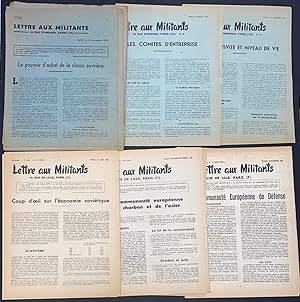 Lettre aux militants: Mensuel [nos. 1-29/30]