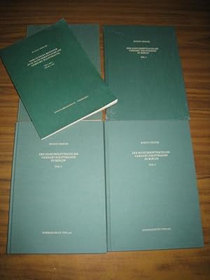 Der Manuskriptnachlass Gerhart Hauptmanns komplett in 4 Bänden: Teil 1 - GH Hs 1-230. Teil 2 - GH...