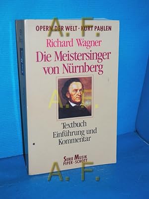 Seller image for Die Meistersinger von Nrnberg: Textbuch. Einfhrung und Kommentar for sale by Antiquarische Fundgrube e.U.