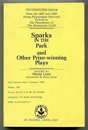 Bild des Verkufers fr Sparks in the Park and Other Prize-Winning Plays zum Verkauf von Between the Covers-Rare Books, Inc. ABAA