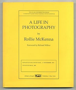 Bild des Verkufers fr A Life in Photography zum Verkauf von Between the Covers-Rare Books, Inc. ABAA
