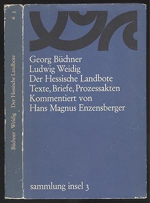 Bild des Verkufers fr Der Hessische Landbote. Texte, Briefe, Prozeakten. Kommentiert von Hans Magnus Enzensberger. zum Verkauf von Versandantiquariat Markus Schlereth