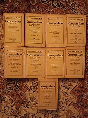 Correspondance K.Marx-Fr Engels en 9 tomes
