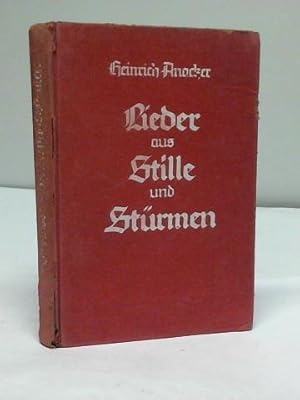 Bild des Verkufers fr Lieder aus Stille und Strmen. Erinnerungen an Rgen zum Verkauf von Celler Versandantiquariat