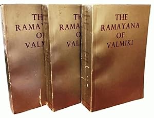 Imagen del vendedor de The Ramayana of Valmiki - Three Volume Set a la venta por Alplaus Books