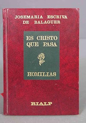 Bild des Verkufers fr Es Cristo que pasa Homilas. Josemara Escriv de Balaguer. 1976 zum Verkauf von EL DESVAN ANTIGEDADES