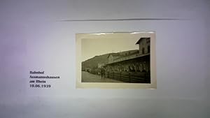 Bahnhof Assmannshausen am Rhein, 10. 06. 1939 - Original Fotografie