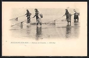 Ansichtskarte Boulogne-sur-Mer, Pêcheuses de Crevettes