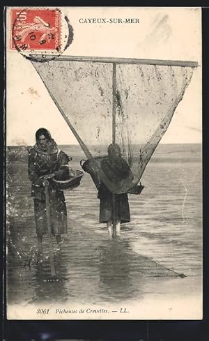 Ansichtskarte Cayeux-sur-Mer, Pêcheuses de Crevettes