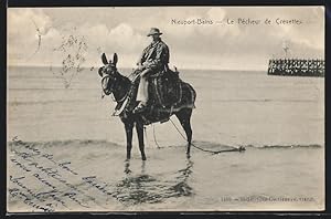 Ansichtskarte Nieuport-Bains, Le Pêcheur de Crevettes