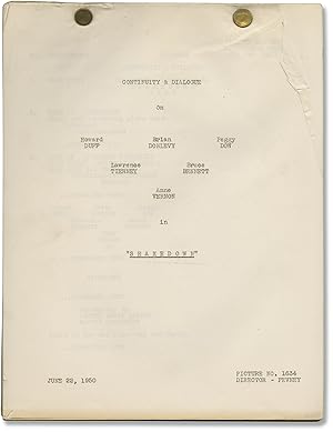Shakedown (Original post-production script for the 1950 film noir)