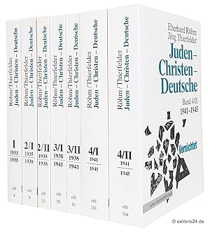 Juden, Christen, Deutsche 193-1945 (alle 4 Bände in 7 Teilbänden) : (Reihe: calwer taschenbibliot...