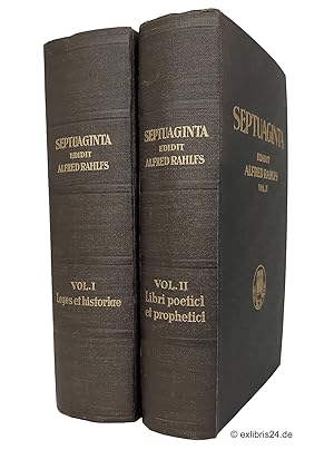 Septuaginta (in zwei Bänden) : Id Est Vetus Testamentum Graece Iuxta LXX Interpretes