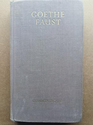 Image du vendeur pour Faust In ursprnglicher Gestalt (Urfaust) Gesamtausgabe mis en vente par Versandantiquariat Jena