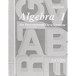 Image du vendeur pour Algebra 1 Home Study by John H. Saxon [Paperback ] mis en vente par booksXpress