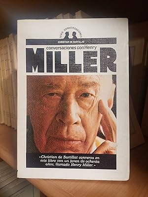 Imagen del vendedor de Conversaciones con Henry Miller. a la venta por Martina llibreter