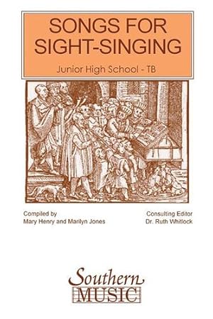 Seller image for Songs for Sight Singing - Volume 1: Junior High School Edition TB Book by Henry, Mary, Jones, Marilyn [Paperback ] for sale by booksXpress