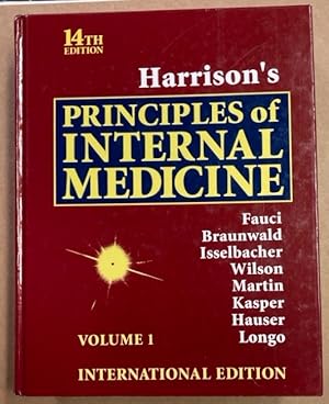 Seller image for Harrison's Principles of Internal Medicine. 14th Edition. Volume 1. for sale by Plurabelle Books Ltd