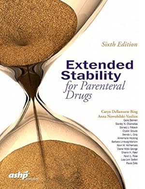 Seller image for Extended Stability for Parenteral Drugs [Soft Cover ] for sale by booksXpress
