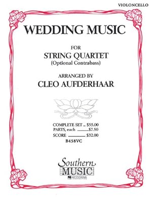 Image du vendeur pour Wedding Music: Cello Part by Aufderhaar, Cleo [Paperback ] mis en vente par booksXpress