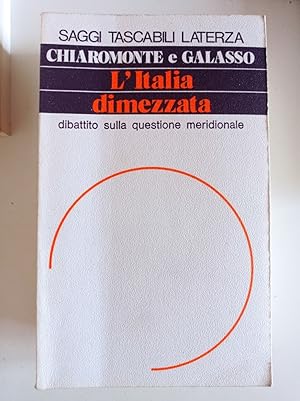 Imagen del vendedor de L'Italia dimezzata a la venta por librisaggi