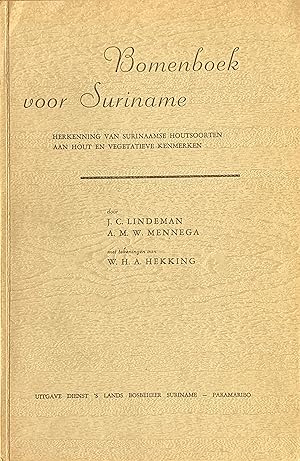 Image du vendeur pour Bomenboek voor Suriname mis en vente par Acanthophyllum Books