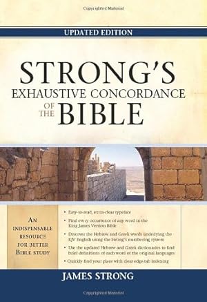 Immagine del venditore per Strong's Exhaustive Concordance of the Bible (Facets) by James Strong [Hardcover ] venduto da booksXpress