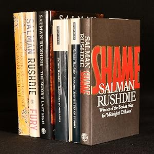 Bild des Verkufers fr A Collection of First Edition Novels from Salman Rushdie zum Verkauf von Rooke Books PBFA