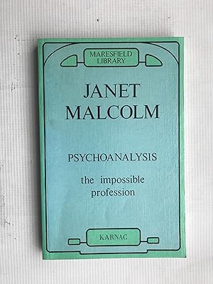 Imagen del vendedor de Psychoanalysis: The Impossible Profession (Maresfield Library) a la venta por Beach Hut Books