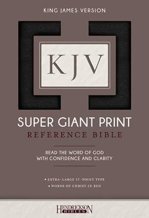 Image du vendeur pour KJV Super Giant Print Bible by Hendrickson Bibles [Imitation Leather ] mis en vente par booksXpress
