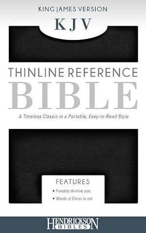 Image du vendeur pour Holy Bible: King James Version, Black, Imitation Leather, Thinline Reference by Hendrickson Bibles [Paperback ] mis en vente par booksXpress