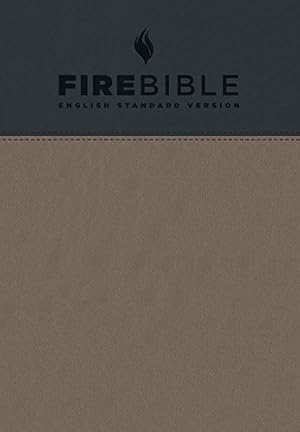 Seller image for Fire Bible-ESV by Donald Stamps [Leather Bound ] for sale by booksXpress