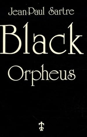 Imagen del vendedor de Black Orpheus - Jean Paul Sartre a la venta por Book Hmisphres