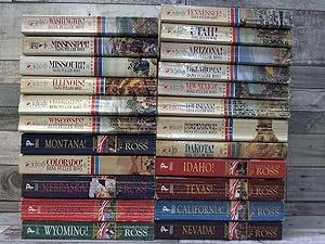 Seller image for Wagons West series set: Independence! (#1); Nebraska! (#2); Wyoming! (#3); Oregon! (#4); Colorado! (#7); Washington! (#9); Dakota! (#11); Louisiana! (#16) for sale by Archives Books inc.