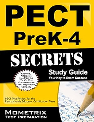 Imagen del vendedor de PECT PreK-4 Secrets Study Guide: PECT Test Review for the Pennsylvania Educator Certification Tests by PECT Exam Secrets Test Prep Team [Paperback ] a la venta por booksXpress
