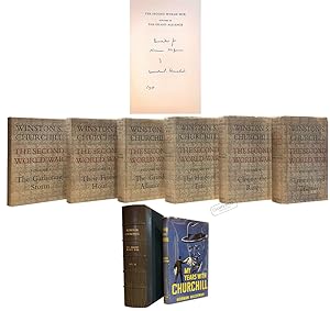 Seller image for THE SECOND WORLD WAR -Signed First English Edition Set with Presentation Volume Inscribed to Churchill's Valet- for sale by CHARTWELL BOOKSELLERS
