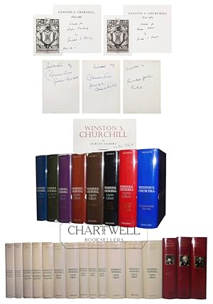 Seller image for The Official Biography: SIGNED FIRST ENGLISH EDITION Set -Signed by Randolph Churchill, Clementine Churchill and Martin Gilbert- for sale by CHARTWELL BOOKSELLERS