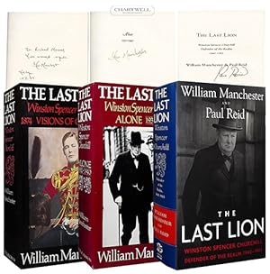 Imagen del vendedor de THE LAST LION: "Visions of Glory," "Alone" & "Defender of the Realm" -Signed First American Edition Set- a la venta por CHARTWELL BOOKSELLERS