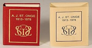 Seller image for The Bibliomidgets of Achille J. St. Onge. A Memorial and Bibliography for sale by The Kelmscott Bookshop, ABAA