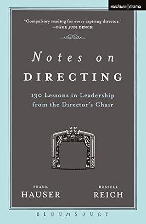 Image du vendeur pour Notes on Directing: 130 Lessons in Leadership from the Director's Chair (Performance Books) mis en vente par WeBuyBooks